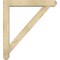 Ekena Millwork Traditional Craftsman Rough Sawn Bracket w/ Offset Brace, Douglas Fir, 6"W x 36"D x 40"H BKT0604X36X40TRA04RDF - alternate 4